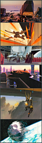 Original concept art for Star Wars by Ralph McQuarrie.: