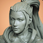 Sci-fi Female Armor, Damien Canderle : Almost done with the model. 3DPrint will come soon : D. 
Join me on my zbrush summit's workshop to get a complete breakthrought ; )
http://summit.pixologic.com/workshops.php