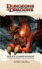 D&D Essentials Rules Compendium (4e) | Book cover and interior art for Dungeons and Dragons 4.0 - Dungeons & Dragons, D&D, DND, 4th Edition, 4th Ed., 4.0, 4E, Roleplaying Game, Role Playing Game, RPG, Game System License, GSL, Wizards of the C