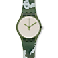 Swatch 斯沃琪 原创系列石英中性手表 亚光橄榄绿 SUOG105的图片