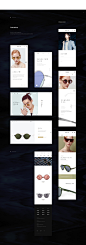 Mieu Eyewear : Mieu's original intention is to provide glasses of highly textured and sincere for customers, and hope to deliver a unique brand experience.In the process of design, as a result, I always adhere to such a criterion:how the interface matches