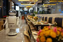 智能护理机器人餐厅服务