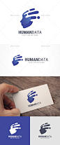 Human Data Logo by Jue_ArtDesign FEATURES : Logos are vector based built in Illustrator software. They are fully editable and scalable without losing resolution.