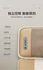 奥克斯颈椎按摩器多功能全身肩颈腰背部电动按摩垫家用床垫靠椅枕-tmall.com天猫