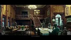 影视概念设计-气氛图-民国内景-室内-餐厅