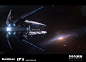 Mass Effect Andromeda, Mikko Kinnunen : Mattepainting done for Mass Effect Andromeda teaser videos. Heikki Anttila (machinista.com) helped with the asteroid renders and base modeling of the Ark ship. Big thanks to Galen Scorer, JC Campbell, Joel MacMillan