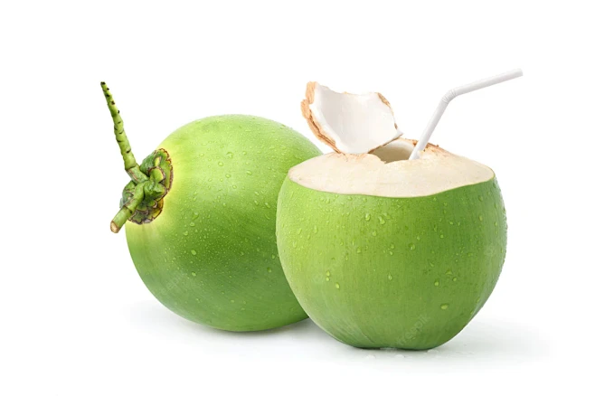 cool-young-coconut-juice-with-water-droplets-isolated-white-background ...