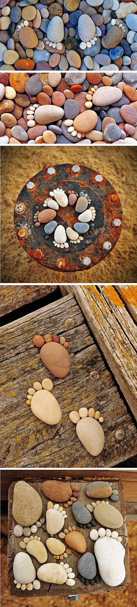 《石头脚印》是苏格兰摄影师Iain Bl...
