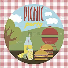 夏日野餐派对卡片