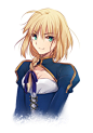 saber 吾王 阿尔托利亚 潘德拉贡 亚瑟王 骑士王 命运之夜 fate stay night ; fate zero 系列