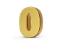 1_Number_gold