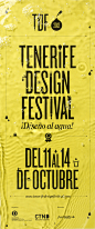 Tenerife Design Festival (Identity) by Lo Siento Studio, Barcelona