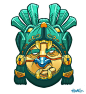 Mayan Warrior Mask by MarcosMachina.deviantart.com on @DeviantArt