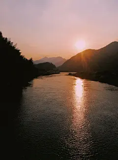 夕阳  落日