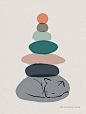 I Created These Illustrations Inspired By The Wisdom Of Cats Who Always Know Best On How And Where To Chill Out