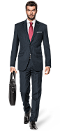 Men grey suit