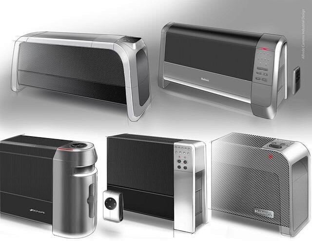 电脑手绘产品设计效果图方案工业设计ps电脑绘制主要训练材质光影