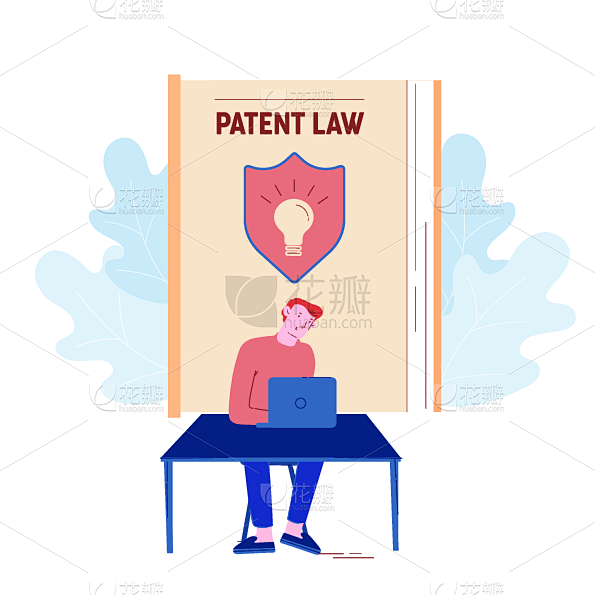 绘画插图,新的,幸福,作家,创造力,房地...