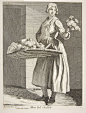 1738《巴黎集市上底层人物的叫卖声》賣花的小販