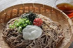 夏季扎鲁荞麦面配各种配料