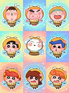 九只小蜜蜂呀，飞到花丛中呀，飞呀嗡嗡～ - 小红书