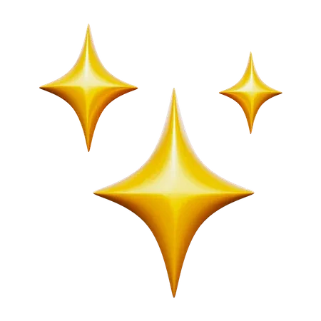 星星 3D 图标