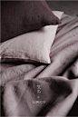 梵几×Libeco亚麻雨露麻系列枕套床上用品家用卧室枕套纯色诧寂风-tmall.com天猫