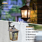 2 Pack Solar Lanterns Outdoor Waterproof, Hanging Solar Lights Outdoor, Dusk to Dawn Led Solar Wall Sconce ,Anti-Rust Waterproof Wall Lanterns Aluminum for Patio Porch Yard Garage, Warm White 20 Lumen - - Amazon.com