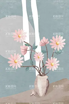 花瓶花卉装饰画  - 源文件下载【酷图网】婴儿房,儿童房,卡通装饰画,时尚几何,抽象几何,简约抽象,抽象装饰画,涂鸦装饰画,简约涂鸦,时尚涂鸦,时尚色彩,时尚简约,时尚装饰画,简约装饰画,简约框画,手绘花草,小清新装饰画,小清新框画,小清新封面,