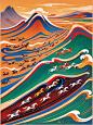 万马奔腾
wàn mǎ bēn téng
这个成语用于形容成千上万匹马在奔跑腾跃，用在中国艺术场景中，表达声势浩大或热烈场面。

·TRIKai关键词咒语分享：
万马奔腾的热烈场景，成千上万的自由奔放的骏马，驰骋在广阔的草原上，丘陵起伏，纯色，张艺谋电影色彩，超现实主义结构。

·负向咒语：不要植物，不要太阳

非常期待国产ai和汉语进一步对话提升，是时候了！