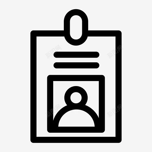 身份证雇用证用户卡图标 页面网页 平面电商 创意素材-花瓣网