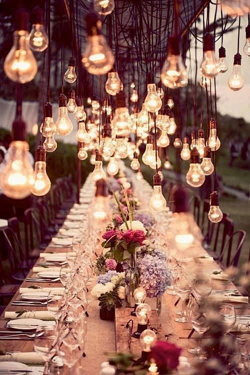 悬吊式桌花设计，让你享受婚宴餐桌上的极致...