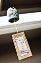 Japanese furin with kingyo (goldfish)