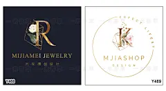 原创logo标志设计店标头像水印 婚礼花店美甲睫 水彩手绘花卉图标-淘宝网