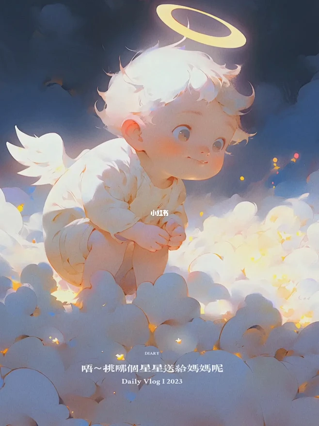 来自天使宝宝的礼物｜手机壁纸-花瓣网