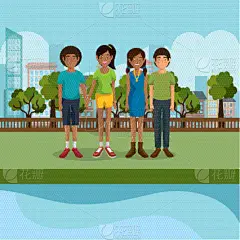 家庭,性格,户外,可爱的,人,概念,父母,风景,爱,相伴