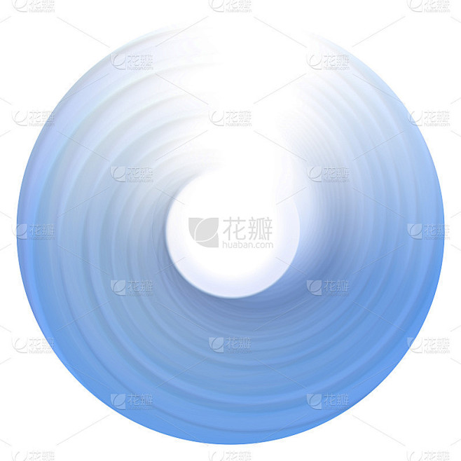 环的光。旋转和循环。丰富多彩的抽象背景。