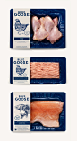 Delicious designs for organic food brand : This packaging and identity design for Canadian organic foodies Blue Goose is truly inspired.
