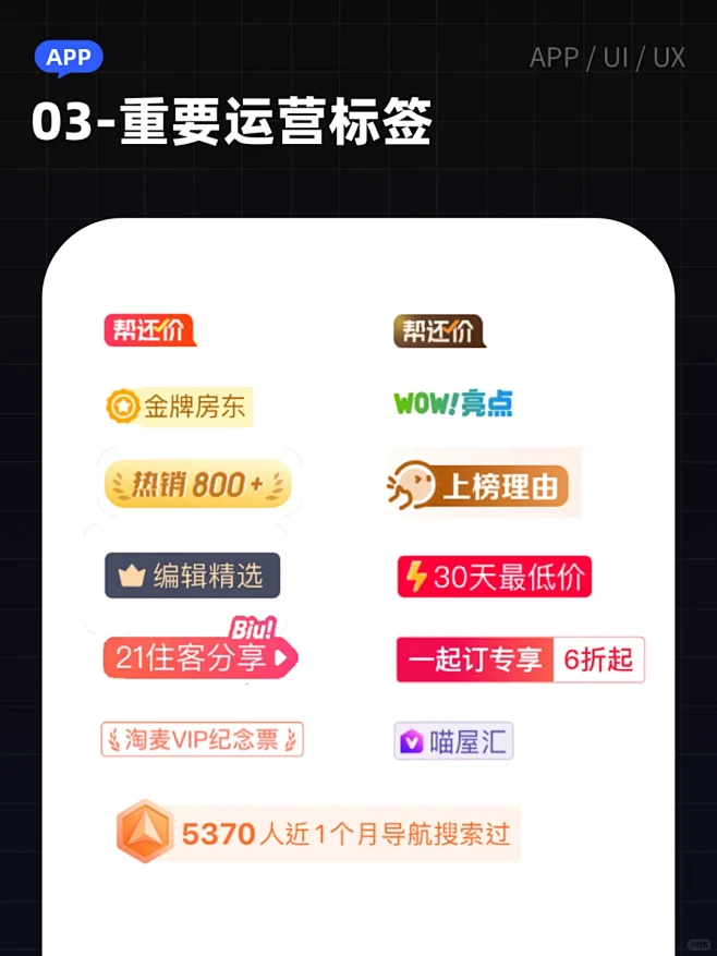 大厂运营标签分享-排行、品牌等 - 小红...