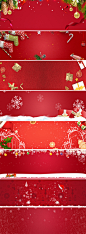 淘宝天猫圣诞节女装首页海报圣诞狂欢节Banner设计图