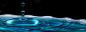 04087_蓝色的晶莹剔透的水滴连续滴落在水面上荡起一层层涟漪背景花纹素材设计.jpg (5180×1952)