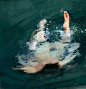 Swimmer : A personal unpblished series