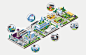 SNCF - ITNOVEM : Technological subsidiary, ITNOVEM is a player in the digital transformation of the SNCF group.The fivebyfive agency asked me to represent the 3 research and development sectors of the ITNOVEM subsidiary of the SNCF (French national rail t