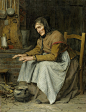 瑞士画家Albert Anker （1831-1910） 