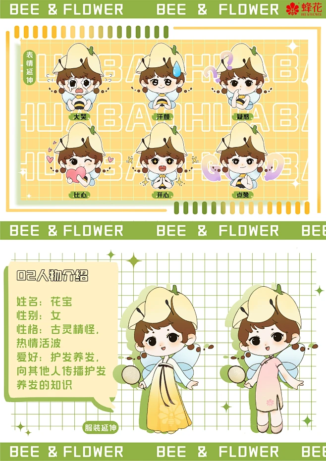 学院奖全国大赛铜奖 蜂花IP-花瓣网