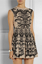 Alexander McQueen | Jacquard-knit mini dress | NET-A-PORTER.COM