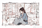 《六爻》  氵又二丨泽/绘