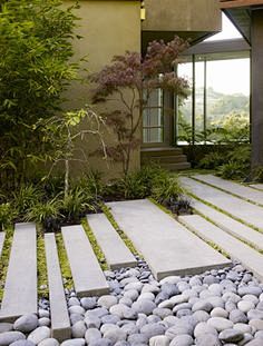 concrete garden pavi...