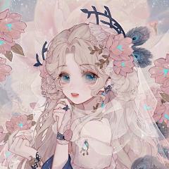 是小仙女丫采集到美丫- 插画头像