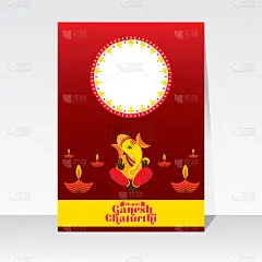 creative ganesh chaturthi festival poster design